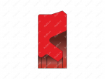 Манжета 45x60.5x6/L=6.3, аналог HALLITE 616 (4367900), Código de product 70-08-339903, Poliuretano, PU54/M92/красный, Imagen №1